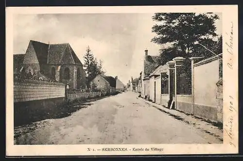AK Serbonnes, Entrée du Village