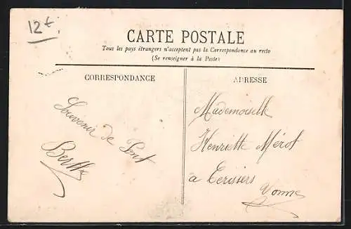 AK Pont-sur-Vanne, Le Pont et le Lavoir