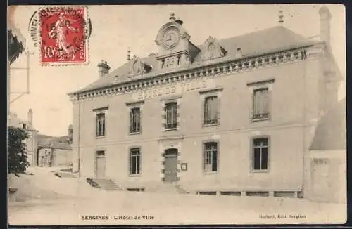 AK Sergines, L`Hôtel-de-Ville