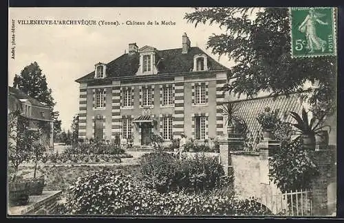 AK Villeneuve-l`Archevêque /Yonne, Château de la Mothe