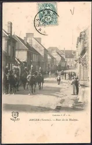 AK Arces /Yonne, Rue de la Mairie
