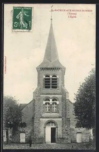 AK St-Maurice-aux-Riches-Hommes /Yonne, L`Église