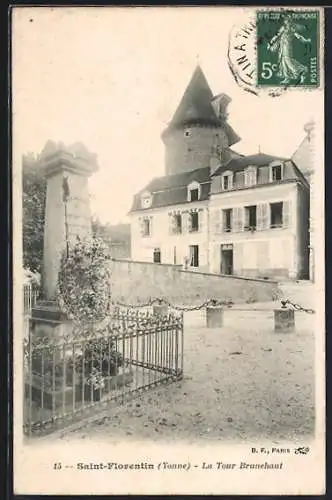 AK Saint-Florentin /Yonne, La Tour Brunehaut