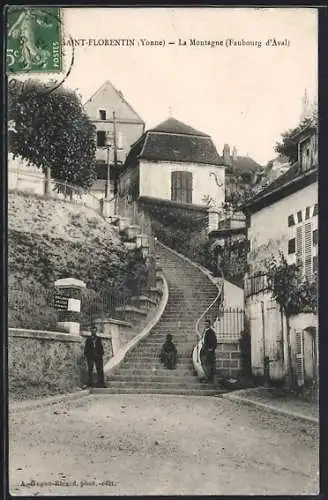 AK Saint-Florentin /Yonne, La Montagne, Faubourg d`Aval