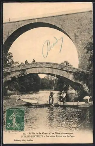 AK Pierre-Perthuis, Les deux Ponts sur la Cure