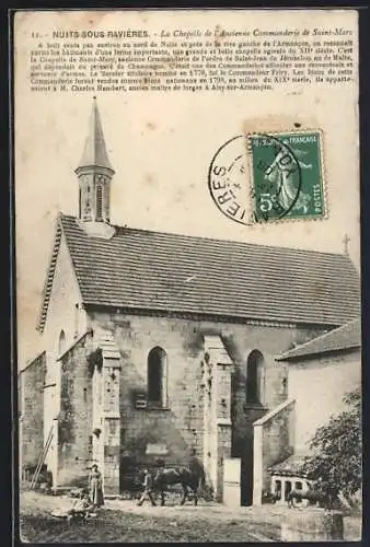 AK Nuits-sous-Ravières, La Chapelle de l`ancienne Commanderie de Saint-Marc