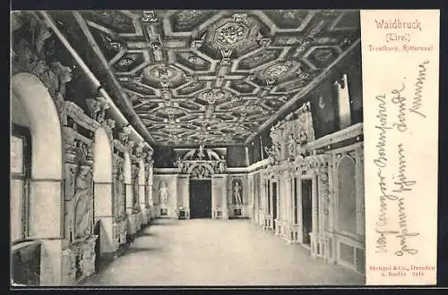 AK Waidbruck, Rittersaal der Trostburg