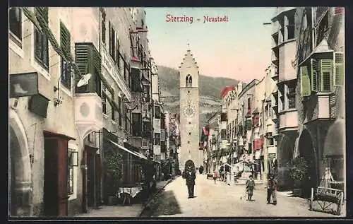 AK Sterzing, Neustadt, Strassenpartie