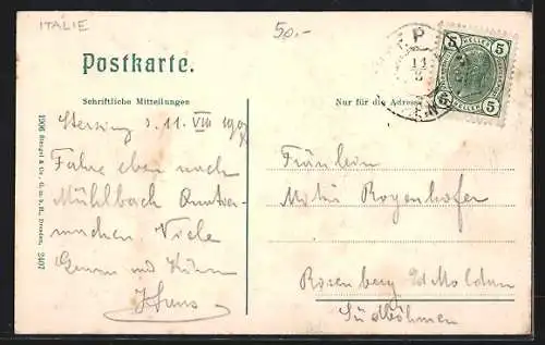 AK Sterzing, Neustadt, Strassenpartie