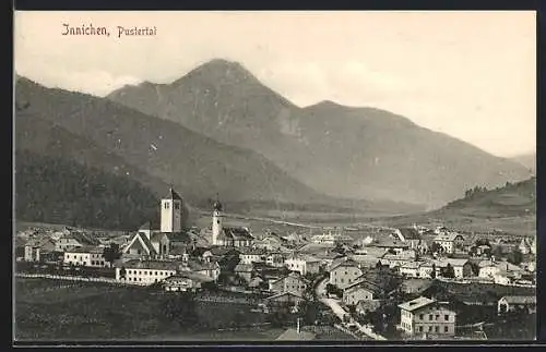 AK Innichen, Blick über den Ort