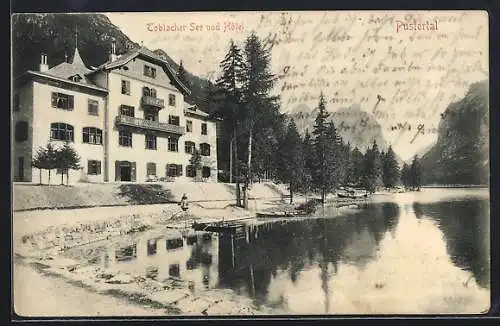 AK Toblach, Hôtel und Toblacher See