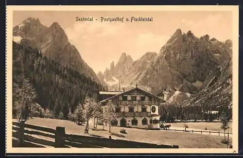 AK Sexten, Postgasthof und Fischleintal