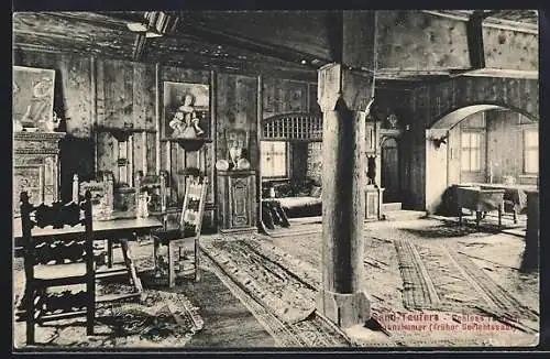 AK Sand in Taufers / Campo Tures, Burg Taufers, Wohnzimmer früher Gerichtssaal, Innenansicht