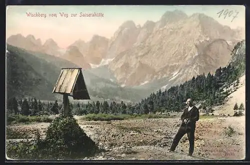 AK Wischberg vom Weg zur Saiserahütte