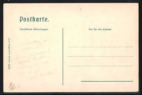 AK Tiers b. Bozen, Ortspartie in Weisslahnbad