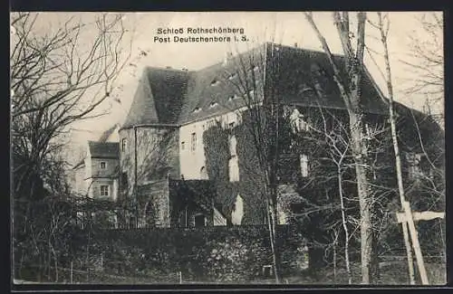 AK Deutschenbora i. Sa., Schloss Rothschönberg