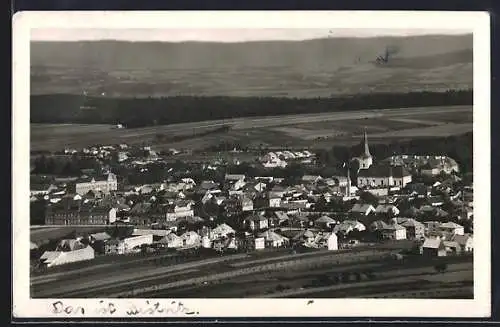AK Bistritz am Hostein, Gesamtansicht der Stadt