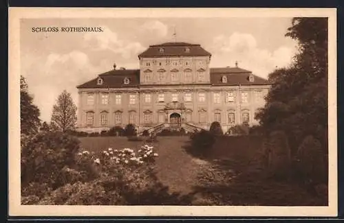 AK Cerveny Hrádek, Blick nach Schloss