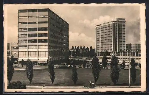 AK Zlin, Spravni budova a obchodni dum