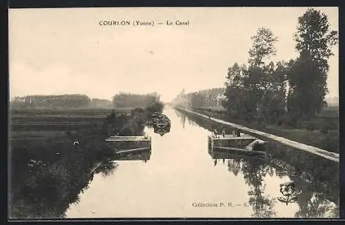 AK Courlon /Yonne, Le Canal