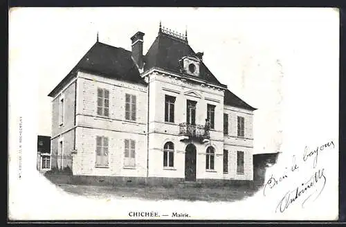 AK Chichée, Mairie