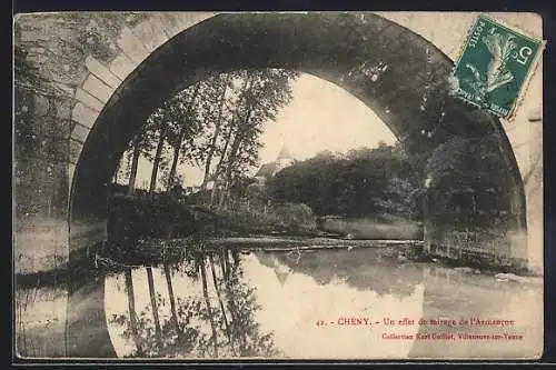 AK Cheny, Un effet de mirage de l`Armancon