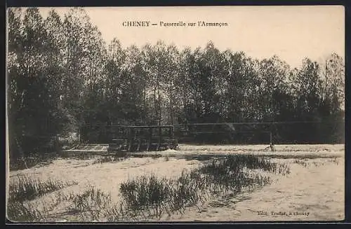 AK Cheney, Passerelle sur l`Armancon