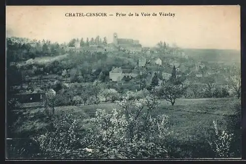 AK Chatel-Censoir, Prise de la Voie de Vézelay