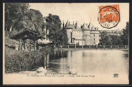 AK Chastellux, Le Château et l`Étang des Cygnes