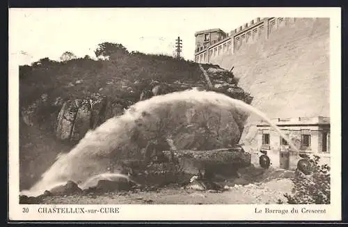 AK Chastellux-sur-Cure, Le Barrage du Crescent