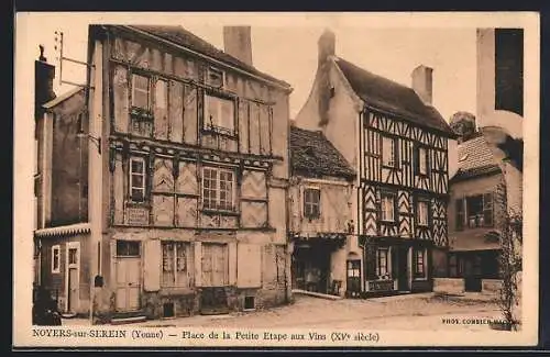 AK Noyers-sur-Serein /Yonne, Place de la Petite Étape aux Vins, XVe siècle