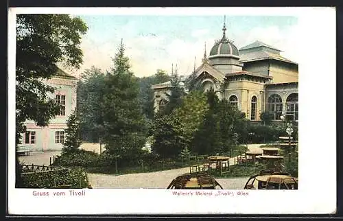 AK Wien, Restaurant Wallner`s Meierei Tivoli