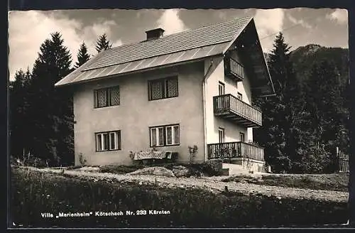 AK Kötschach /Kärnten, Villa Marienheim