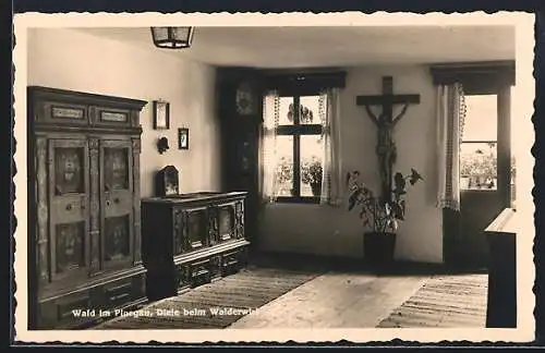 AK Wald im Pinzgau, Gasthaus Walderwirt, Diele