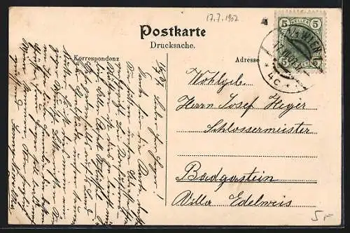 AK Wien, Raimund-Theater mit Strasse