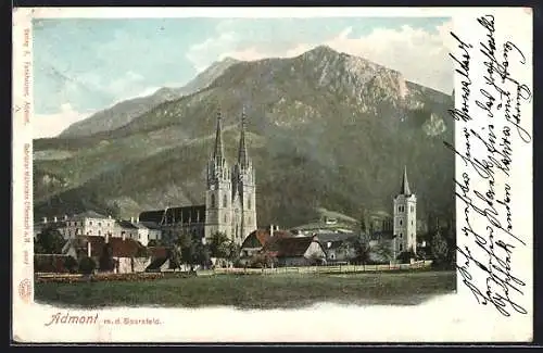 AK Admont, Ortsansicht mit dem Sparafeld