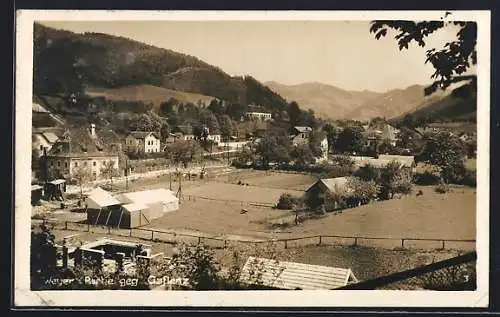 AK Weyer, Partie geg. Gaflenz, mit Bergpanorama