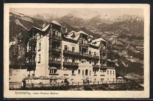 AK Semmering, Hotel-Pension Wallner