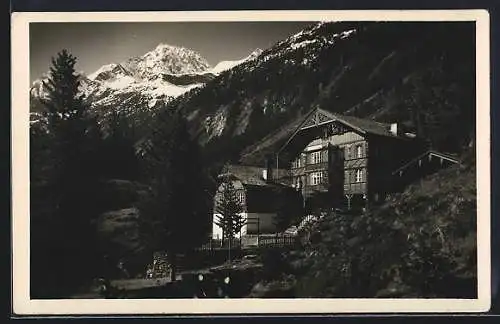 AK Zemmgrund /Zillertal, Alpengasthof Breitlahner von W. Eder