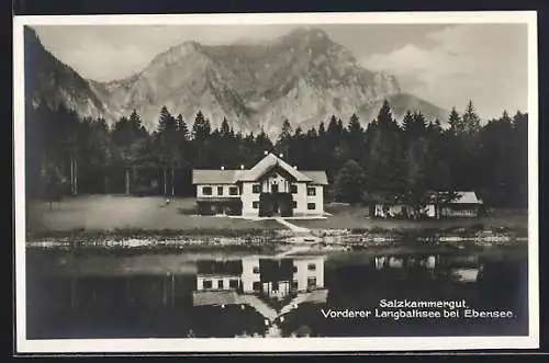 AK Ebensee /Salzkammergut, Vorderer Langbathsee