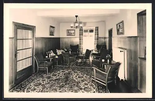 AK Wien, Mauer, Erholungsheim Haus am Wienerwald, Waldgasse 16, Innenansicht