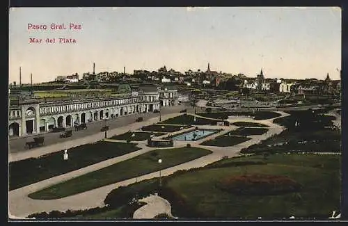 AK Mar del Plata, Paseo Gral. Paz
