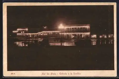 AK Mar del Plata, Entrada a la Rambla
