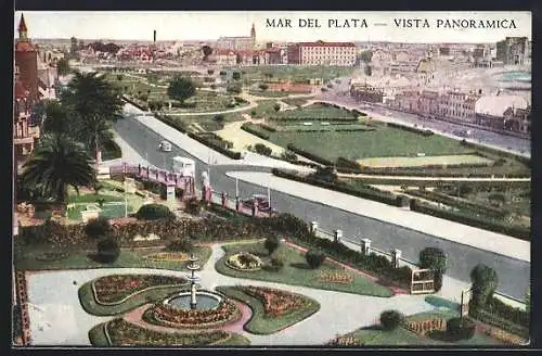 AK Mar del Plata, Vista Panoramica
