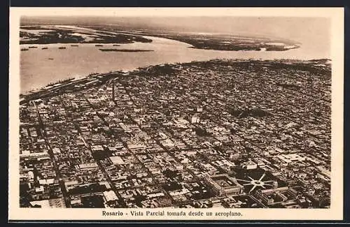 AK Rosario, Vista Parcial tomada desde un aeroplanp