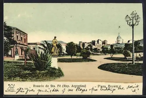 AK Rosario de Sta. Fé, Plaza Brown