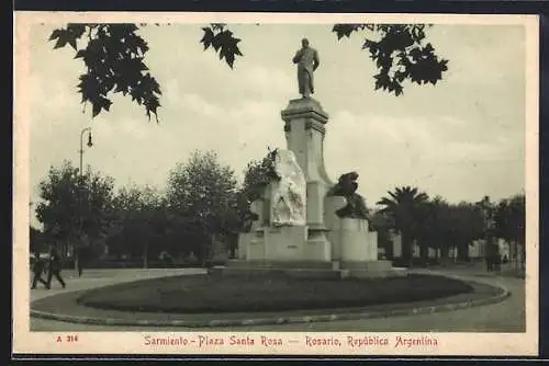 AK Rosario, Sarmiento, Plaza Santa Rosa