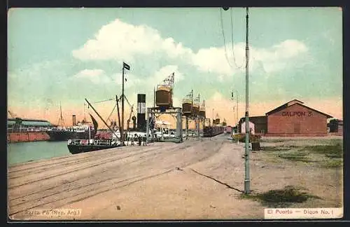 AK Santa Fé, El Puerto, Dique No. 1