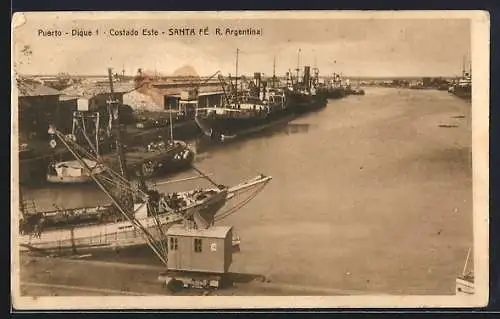AK Santa Fé, Puerto, Dique 1, Costado Este
