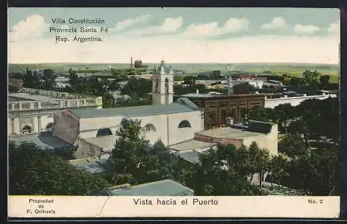AK Villa Constitución /Santa Fé, Vista hacia el Puerto